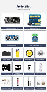 Tscinbuny 2WD可编程迷你智能汽车机器人套件学童STEM教育项目 - Product Image 3