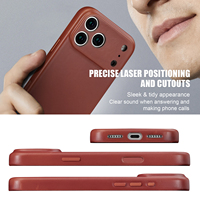 Étui de téléphone en cuir de vachette pleine fleur pour iPhone 18/18 Pro/18 Pro Max, coque intégrale avec aimant, vente en gros, fabricant OEM