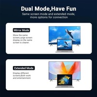 Câble Type C vers HDTV 2.1 4k 120HZ, câble Type-c HDTV 8K 60HZ, adaptateur USB C HD pour ordinateur portable, téléphone portable, tablette vers téléviseur, moniteur