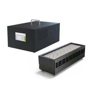 Kepala lampu Curing LED UV 900W, untuk lem UV Oven Curing dengan pendingin udara dengan sistem pengontrol