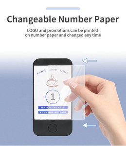 Gıda pikap uyarı sistemi kablosuz Buzzer çağrı düğmesi çağrı restoran hızlı servis için - Product Image 5