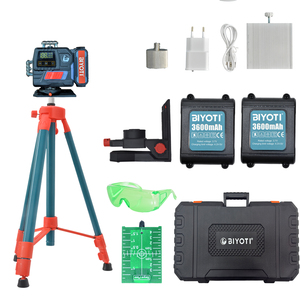 <span class=keywords><strong>Nivel</strong></span> Láser Profesional 360° Rotatorio 4D, Horizontal y Vertical, 16 Líneas, Autonivelante, para Bricolaje - Product Image 1