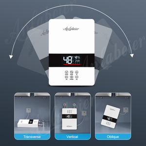 Calentador de Agua Eléctrico Instantáneo sin Tanque de 6KW y 220V con Tecnología de Calefacción Inteligente, Control Remoto, Montaje en Pared para Baño - Product Image 6