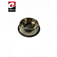 Tazón de Acero Inoxidable Mnj de 22 cm Antideslizante y Antivuelco para Perros y Gatos