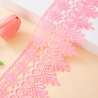 Ruban de dentelle de Venise large de 8,5 cm, dentelle florale brodée pour la couture, l'artisanat, l'embellissement de robes de mariée