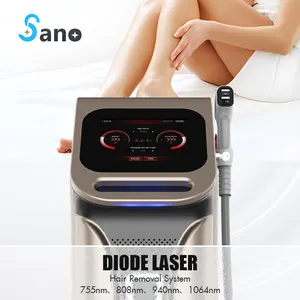 Hot bán 3 bước sóng Diode Laser với xử lý thông minh Diode Laser 755 808 940 1064nm cho phòng khám sử dụng