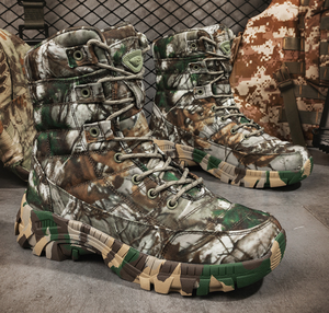 Bottes de chasse en toile camouflage DF 1607 AS33, légères et respirantes - Product Image 6