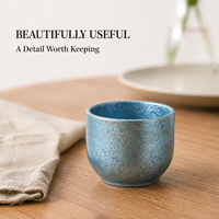 Tasse en titane à double paroi avec finition cristal colorée pour thé, café, bureau et extérieur – Personnalisation de logo en gros pour les entreprises