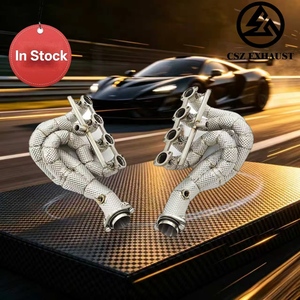 Collettore di Scarico CSZ Performance con Scudo Termico per Supercar <span class=keywords><strong>Ferrari</strong></span> 360 F360 3.6L, in Acciaio Inox SS304, Pronto per la Spedizione - <span class=keywords><strong>Accessori</strong></span> Tuning <span class=keywords><strong>Auto</strong></span> - Product Image 2
