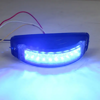 Luz de Advertencia de Superficie de 180 Grados, DC10-30V, Luz Estroboscópica de Emergencia LED para Ambulancia, Luz Frontal para Motocicleta