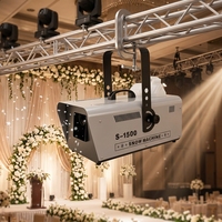 Mesin Salju Putih Profesional 1500W Proyektor Serpihan Salju Kontrol DMX512 untuk Peralatan Pesta Natal Panggung DJ Disko