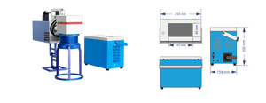 เครื่องมาร์กกิ้งด้วยเลเซอร์ UV แบบพกพา CS Tec 3W 5W สำหรับโลหะและพลาสติกขนาดเล็ก - Product Image 3