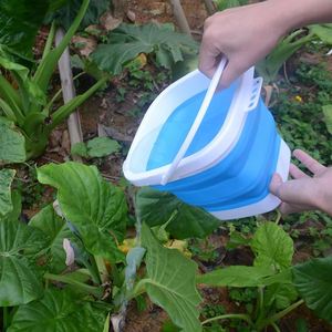 Xô Gấp Xe Silicone Tắm Nước Cắm Trại Bãi Biển Không Thấm Nước Lưu Trữ Linh Hoạt Di Động Xô Gấp Không Thấm Nước - Product Image 5