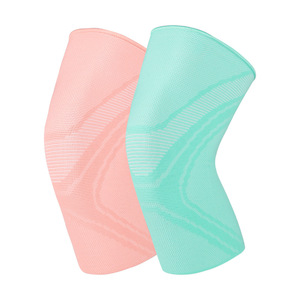 ชิเว่ย สนับเข่าสำหรับผู้หญิง สีชมพูอ่อน สีเขียวอควา ผ้าถัก 3 มิติ ยืดหยุ่นสูง รองรับการเล่นบาสเก็ตบอล เต้น วิ่ง ใช้ได้ทุกฤดู - Product Image 5