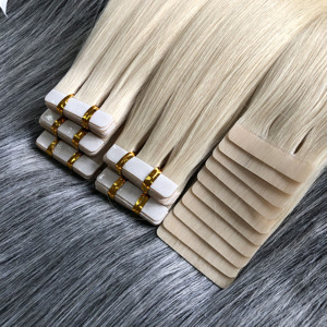 Nastro per cuticole completo all'ingrosso nelle estensioni dei capelli estensione dei capelli con nastro doppio disegnato per capelli umani al 100 - Product Image 4