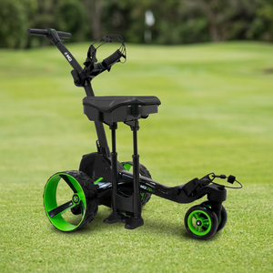 MG Electric Golf Trolley 3 Wheels 400W Motor <b>24V</b> Lithium <b>Battery</b> Lightweight Push Cart up to 72 Holes US Model DG500 - Product Image 3