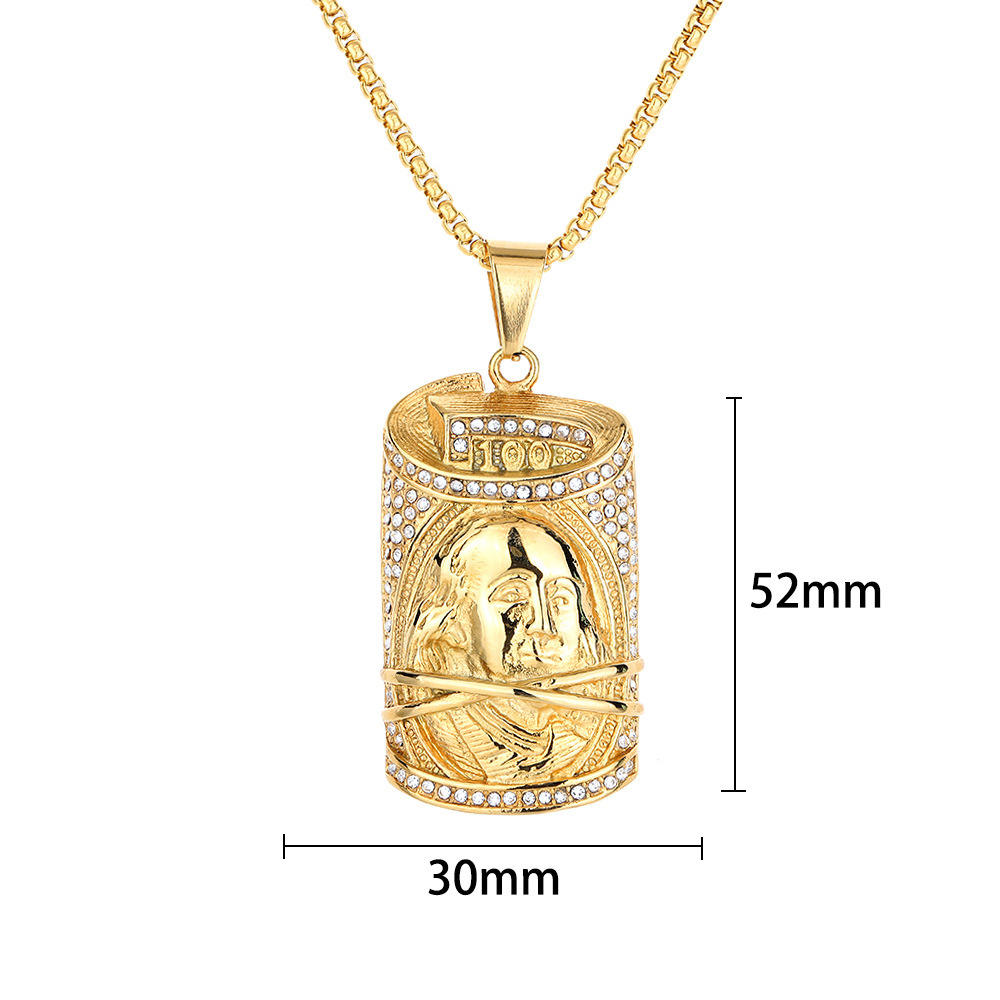 จี้เดี่ยวสีทองไม่มีโซ่