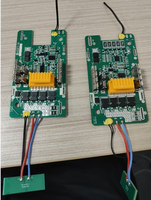 Boîtier de batterie BMS avec compartiments vides pour 10 cellules 21700, 18V, en plastique, kit de remplacement pour outils sans fil MAK MKT 18V