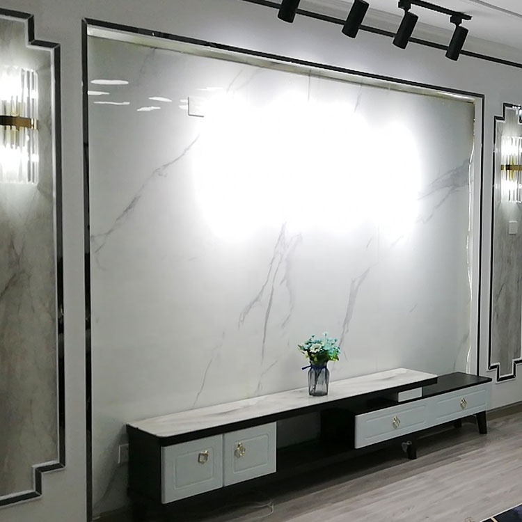 High Glossy Printing PVC Marble Sheet For Wall Decoration