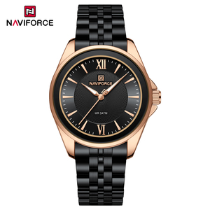 NAVIFORCE 5067 <span class=keywords><strong>Montre</strong></span> Femme de Marque Haut de Gamme, <span class=keywords><strong>Montre</strong></span> à Quartz en Acier Inoxydable, Étanche, <span class=keywords><strong>Montre</strong></span> Simple pour Femme - Product Image 6