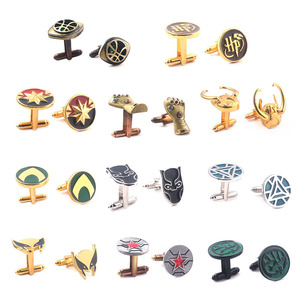 Vendita Diretta della fabbrica Marvel Revengers Supereroe Logo Della Lega Dei Monili Gemelli - Product Image 1