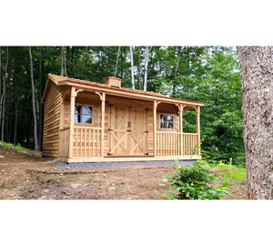 <span class=keywords><strong>Casa</strong></span> Prefabbricata in Legno di Cedro Rosso Occidentale 16 Piedi L x 14 Piedi P Profondità, Design Contemporaneo per Villa o Appartamento, Durevole, Garanzia 1 Anno - Product Image 3
