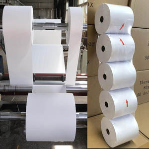 Papel Térmico para Impresión de Recibos, Grado A, 31/8 X 230, 80 X 60, Color Negro, Rollos de Papel <span class=keywords><strong>Clov</strong></span> App50white para Máquinas POS - Product Image 6