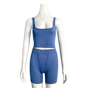 Completo Due Pezzi da <span class=keywords><strong>Donna</strong></span>, Vestibilità Aderente, Tinta Unita, Casual - Product Image 3