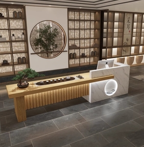 Conception de magasin conception d'enregistrement réception de conception de magasin/conception d'enregistrement Led/caisse comptoir OEM - Product Image 3