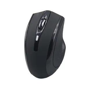 MW-058 6D Tasten Ergonomisch Komfortabel 2.4G Wireless Mäuse voll schwarz Gummi fertig Optische Maus