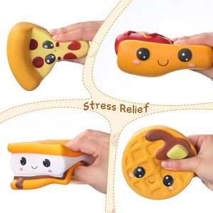 Juguete de Espuma de PU de Subida Lenta con Temática de Comida (Pastel, Pan, Smore, Pizza, Galleta, Donut) Unisex para Niños de 5 a 7 Años - Product Image 1