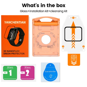 ฟิล์มกันรอยหน้าจอ 3 มิติ ยี่ห้อ Yanchentian สำหรับ <span class=keywords><strong>Apple</strong></span> <span class=keywords><strong>Watch</strong></span> 7/6/5 ขนาด 45 มม. ชุดติดตั้งง่ายพร้อมอุปกรณ์ติดตั้งแบบไร้ฟองอากาศ - Product Image 6