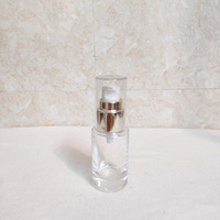 Botol Foundation kaca 15ml-warna & kerajinan kustom, termasuk tutup debu, wadah Makeup