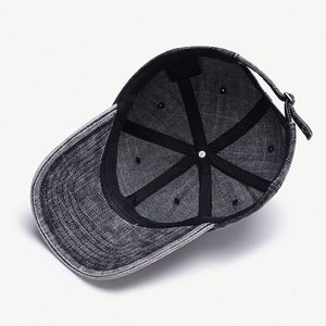 Gorra de Béisbol Negra <span class=keywords><strong>Tabula</strong></span> Rasa, de Gran Circunferencia, Parte Superior Suave, Lavada, Transpirable, para Exteriores - Product Image 4