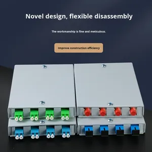 Viễn thông Lớp <span class=keywords><strong>4</strong></span> cổng thiết bị đầu cuối sợi quang hộp SC/ST chế độ duy nhất <span class=keywords><strong>4</strong></span> lõi Fusion Splice Patch Panel cho FTTH - Product Image 5