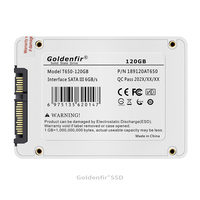 SSD Goldenfir 120GB 128GB SATA III 6Gb/s 2.5 Pollici Disco SSD Interno