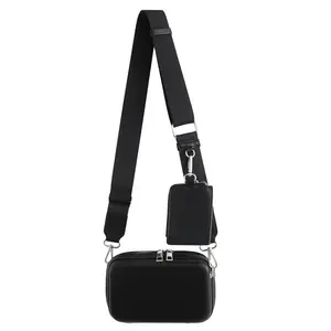 Mode Crossbody Tas Unisex Lederen Messenger Bag Sling Schoudertassen Mannen Bekende Merken Vierkante Portemonnees En Handtassen Op Maat