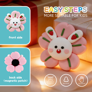 Kit de Manualidades con <span class=keywords><strong>Arcilla</strong></span> para Hacer Imanes de Refrigerador, Set de <span class=keywords><strong>Arcilla</strong></span> de Secado al Aire, Juguete Educativo STEM con Imanes y Herramientas para Regalos Creativos Hechos a Mano - Product Image 3