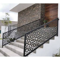 Reilbu – Balustrades et mains courantes modernes en acier inoxydable et aluminium découpées au laser, haut de gamme, pour escaliers et écrans d'intimité, à monter soi-même
