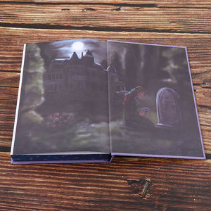 Custom Hardcover Sprayed Edge Fantasy Novel <b>Book</b> Printing Holographic Foil Stamping Special Edition Manufacturer - Product Image 5