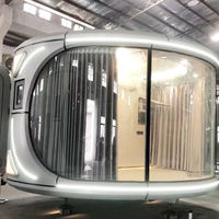 Hôtel-capsule moderne, maison préfabriquée, maison-conteneur, maison-capsule spatiale, mini-maison mobile d'extérieur