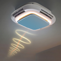 HSG modèle 7023 plus récent ventilateur de plafond intelligent avec lumière ventilateur de chambre lumière ventilateur de plafond sans lame lumière