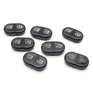 JUXINDA <span class=keywords><strong>Organizador</strong></span> <span class=keywords><strong>Semanal</strong></span> de Pastillas Portátil, Práctico Estuche de Almacenamiento, Contenedor de Plástico PP, Dispensador de 7 Días y 14 Compartimentos - Product Image 3