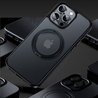 Support de téléphone antichoc robuste en acier inoxydable usiné CNC par électroérosion à fil, rotation à 360° pour iPhone 17 16 15