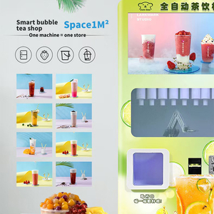 Hoàn toàn tự động thông minh tự làm trà sữa Máy bán hàng tự động Robot bong bóng thiết bị trà Máy bán hàng tự động để bán - Product Image 6
