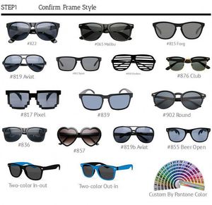 Gafas de Sol Personalizadas para Mujer <span class=keywords><strong>2022</strong></span> con Logotipo, Artículos Promocionales de Moda para Fiestas, de Plástico - Product Image 4