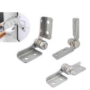 Bisagra pequeña de eje de amortiguación de Metal con bisagra de tope ajustable, bisagra de torsión para cajas de joyería para portátiles, bisagra de torsión de acero inoxidable - Product Image 4