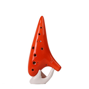 Ocarina en céramique à 12 trous, flûte alto C chromatique, piccolo de poche pour débutants, cadeau pour l'apprentissage musical - Product Image 1