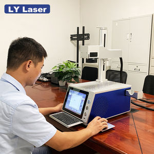 Mesin penanda Laser serat komputer, pengukir logam layar sentuh dengan Kit sumbu putar untuk plastik PVC baja tahan karat 20W 30W - Product Image 5