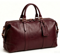 Sac fourre-tout en cuir souple bordeaux pour femme, sac à bandoulière minimaliste, grande capacité, sac à main professionnel pour le bureau, sacoche pour femme